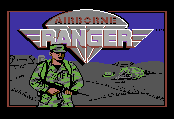The Airborne Ranger title screen