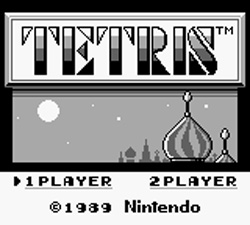 Tetris Title Screen