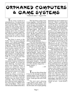 Orphaned Computers & Game Systems, Cover, Vol. II, #5 (August 1998)